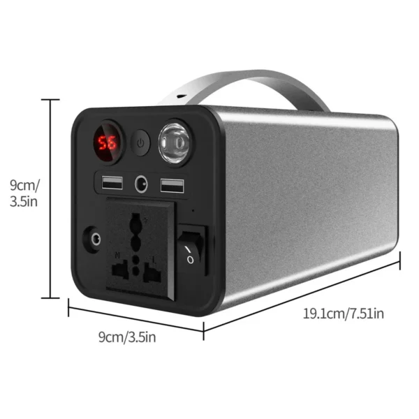 180W AC 110V 3-1 Car Jump Starter+Car Inverter+Outdoor Power Car Ignition Inverter Outdoor Power Supply - Image 4