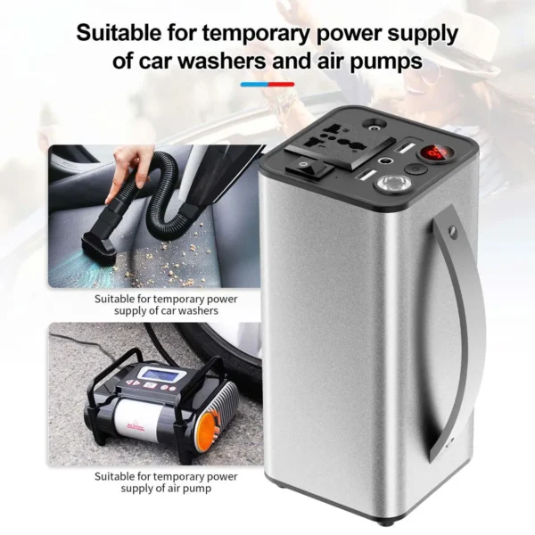 180W AC 110V 3-1 Car Jump Starter+Car Inverter+Outdoor Power Car Ignition Inverter Outdoor Power Supply - Image 6