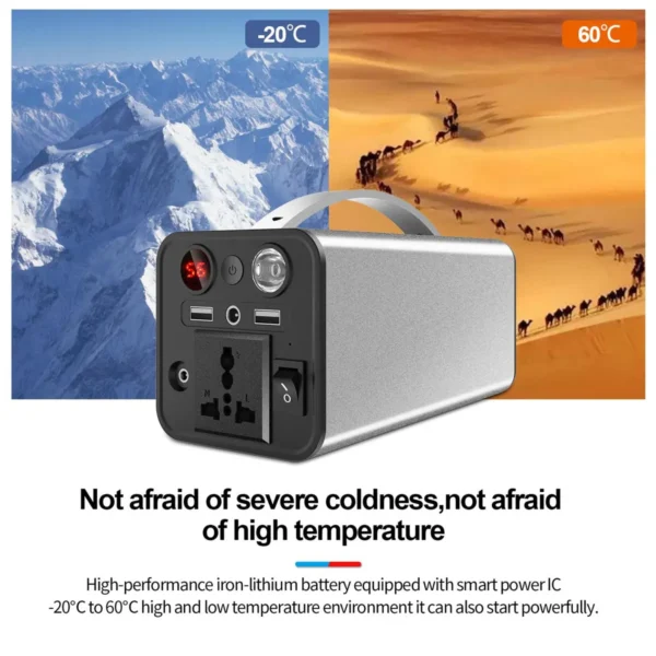 180W AC 110V 3-1 Car Jump Starter+Car Inverter+Outdoor Power Car Ignition Inverter Outdoor Power Supply - Image 7