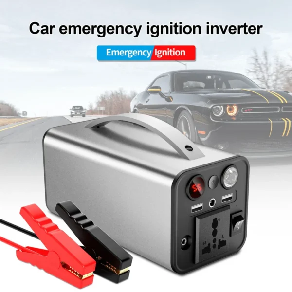 180W AC 110V 3-1 Car Jump Starter+Car Inverter+Outdoor Power Car Ignition Inverter Outdoor Power Supply - Image 9