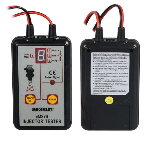 All-Sun Professional EM276 Injector Tester 4 Pluse Modes Powerful Fuel System Scan Tool - Image 3