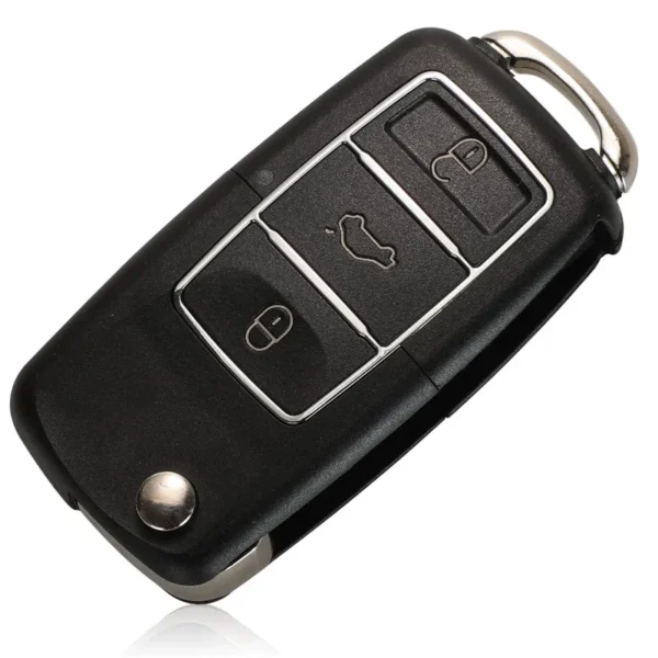 3 Button Car Remote Key Flip Folding Key Shell Case For Vw Jetta Golf Passat Beetle Skoda Seat Polo B5 10pcs/lot - Image 2
