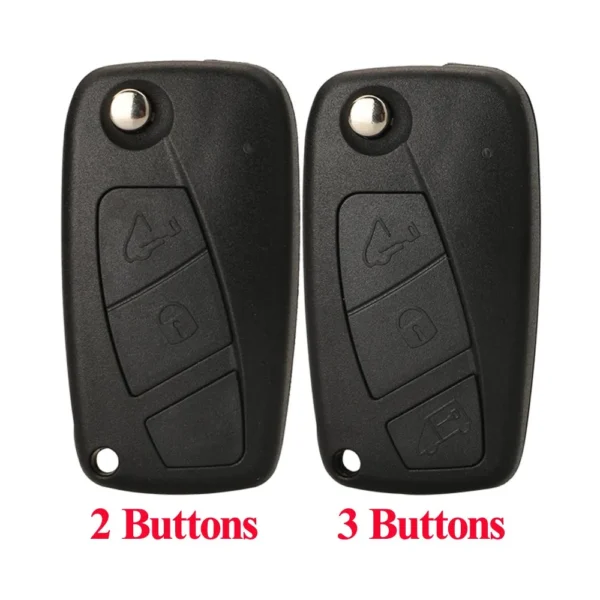 2/3 Buttons Remote Car Key Case Shell For Fiat Ducato Iveco Citroen Relay Peugeot Boxer 2006 2007 2008 SIP22 Fob