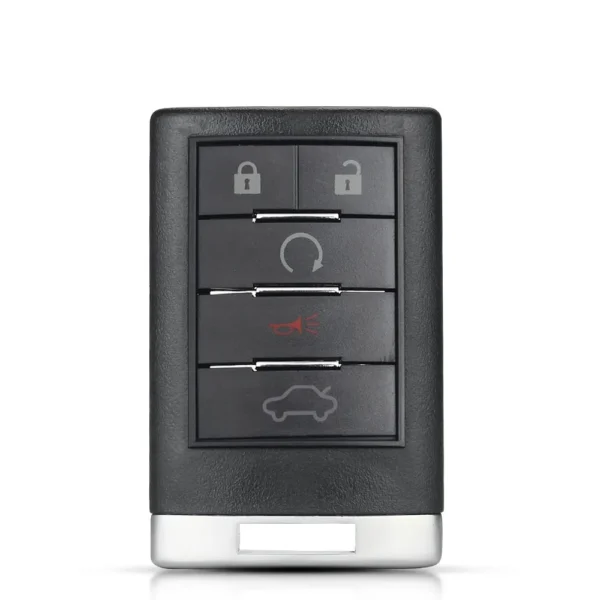 CADILLAC ATS SRX STS CTS DTS Smart Remote Key Case Entry Fob with insert key Replacement Remote Car Key Case Shell - Image 2