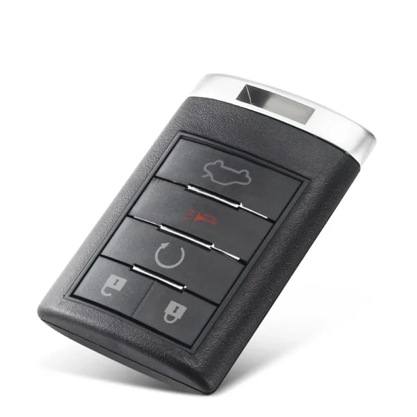CADILLAC ATS SRX STS CTS DTS Smart Remote Key Case Entry Fob with insert key Replacement Remote Car Key Case Shell - Image 3