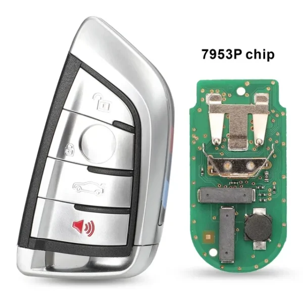 BMW F Series CAS4+/FEM Blade Key 315MHZ (Silver) for For BMW 1 3 5 7 Series X1 X3 X5 X6 X7 F CAS4 CAS4+ FEM 2011-2017 PCF7945 Replace Keyless Go Car Key - Image 9