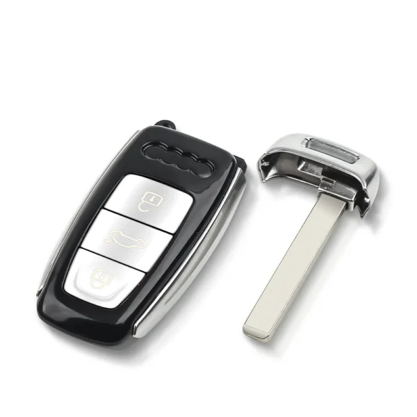 3 Buttons Remote Car Key Shell Case Fob For Audi A6 C8 A7 A8 Q8 2017-2020 Fob Case Replacement New Arrivel - Image 4
