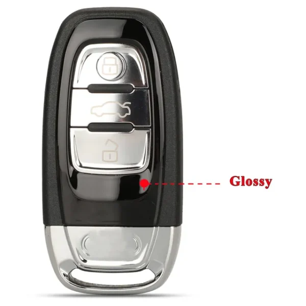 Audi A4l A3 A4 A5 A6 A8 Quattro Q5 Q7 A6 A8 Remote Key Shell Case Fob Replacement Car Key Shell 3 Buttons Glossy
