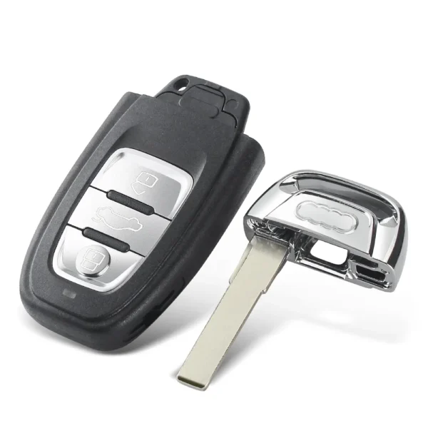 Audi A4l A3 A4 A5 A6 A8 Quattro Q5 Q7 A6 A8 Remote Key Shell Case Fob Replacement Car Key Shell 3 Buttons Mate - Image 5