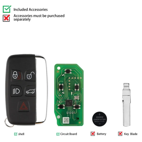 2023 Xhorse XSLR01EN LU.H Style XM38 Universal Smart Key 5pcs/lot - Image 5