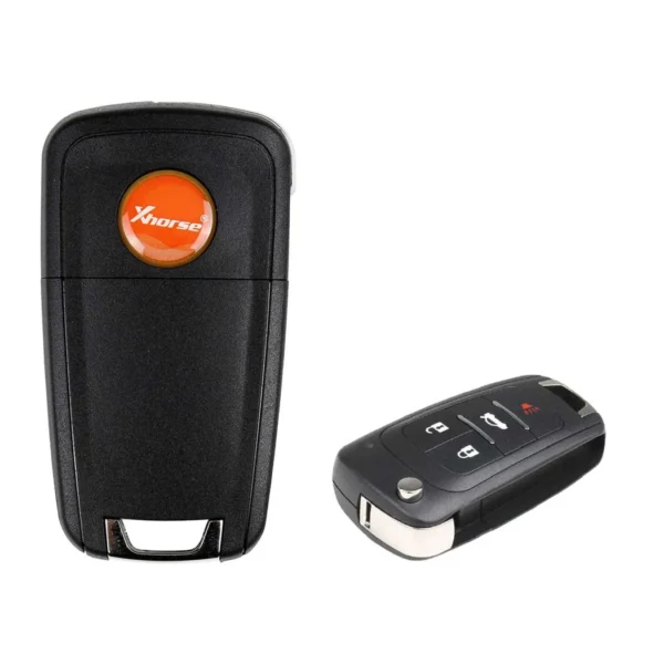 Xhorse XNBU01EN Wireless Remote Key Buick Flip 4 Buttons English Version 5pcs/lot - Image 3