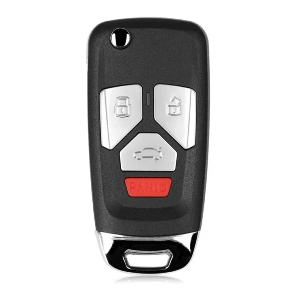 Xhorse XKAU02EN Wire Remote Filp Key for Audi Type 3+Panic 5pcs/lot - Image 2