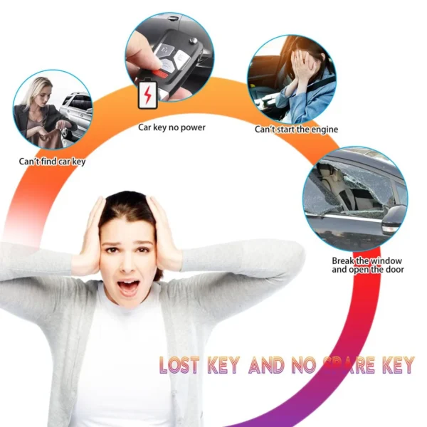 Xhorse XKAU02EN Wire Remote Filp Key for Audi Type 3+Panic 5pcs/lot - Image 8