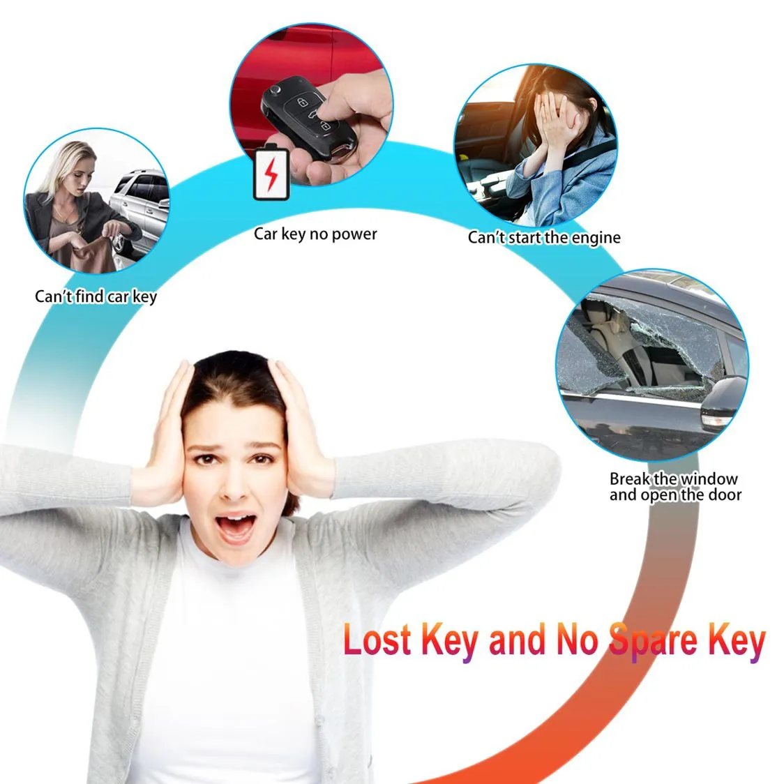 Xhorse XKBU01EN Wire Remote Key Buick Flip 4 Buttons English 5pcs/lot - Image 6