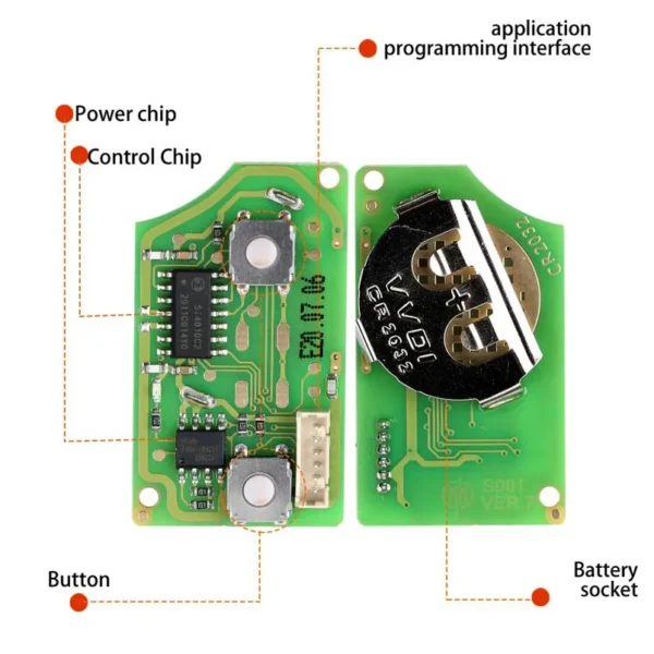XHORSE XKB508EN Wire Remote Key B5 Style 2 Buttons work with MINI Key Tool/VVDI2 5pcs/lot - Image 5