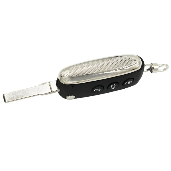 3 Button Modified Folding Flip Remote Smart Car Key Shell Case Housing Cover for Bentley Continental Arnage Mulsanne Uncut Blade - Image 4