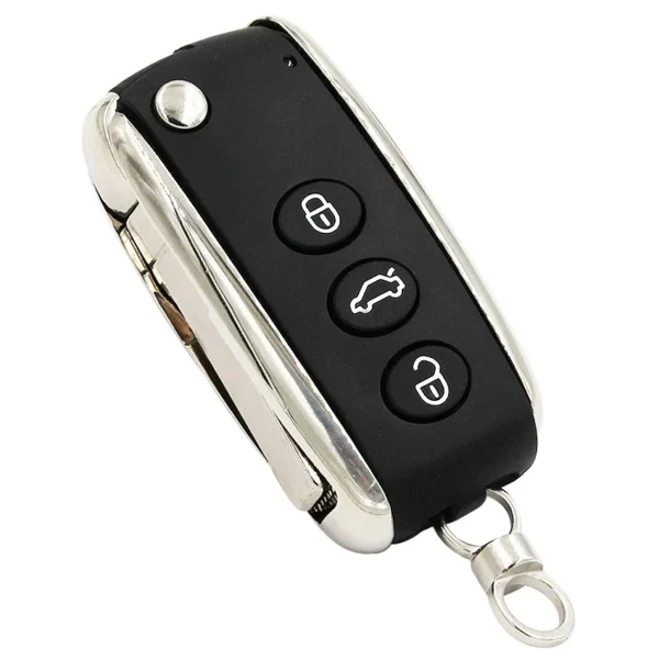 3 Button Modified Folding Flip Remote Smart Car Key Shell Case Housing Cover for Bentley Continental Arnage Mulsanne Uncut Blade - Image 6