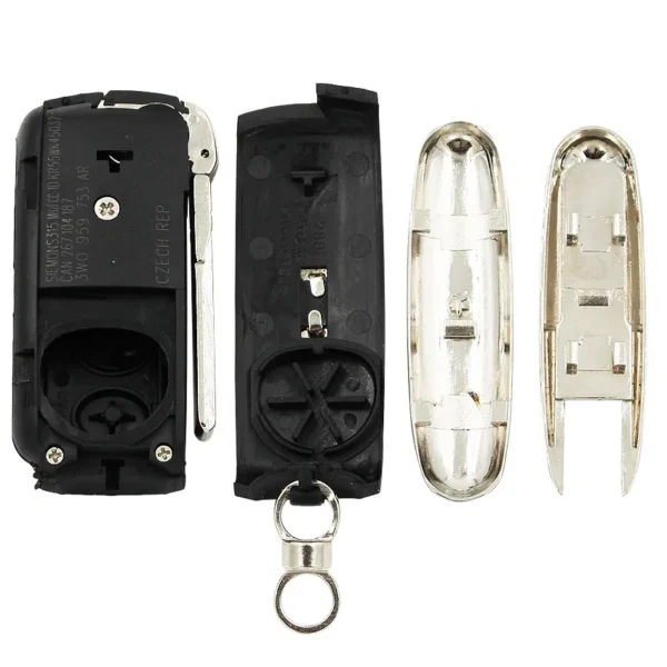 3 Button Modified Folding Flip Remote Smart Car Key Shell Case Housing Cover for Bentley Continental Arnage Mulsanne Uncut Blade - Image 8