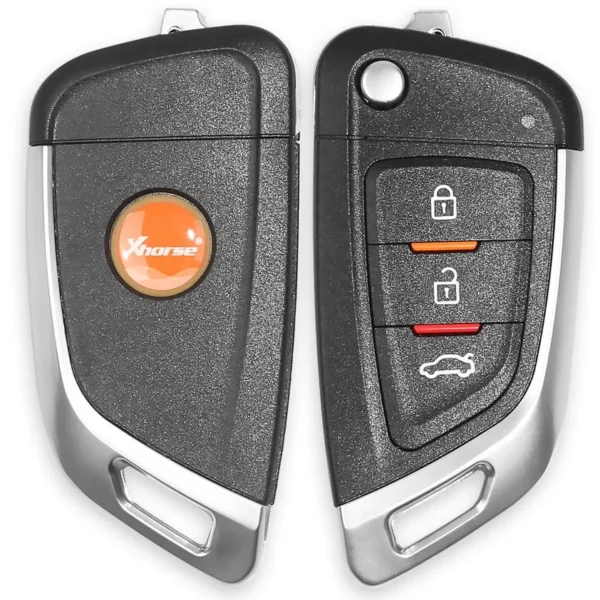 Xhorse XKKF02EN Wire Remote Key Knife Flip 3 Buttons English Version 5pcs/lot - Image 5
