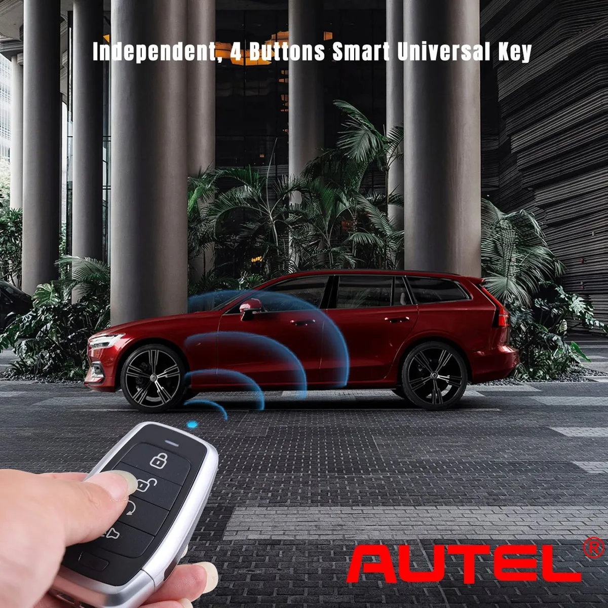 AUTEL IKEYAT004BL 4 Buttons Independent Universal Smart Key 5pcs/lot - Image 7