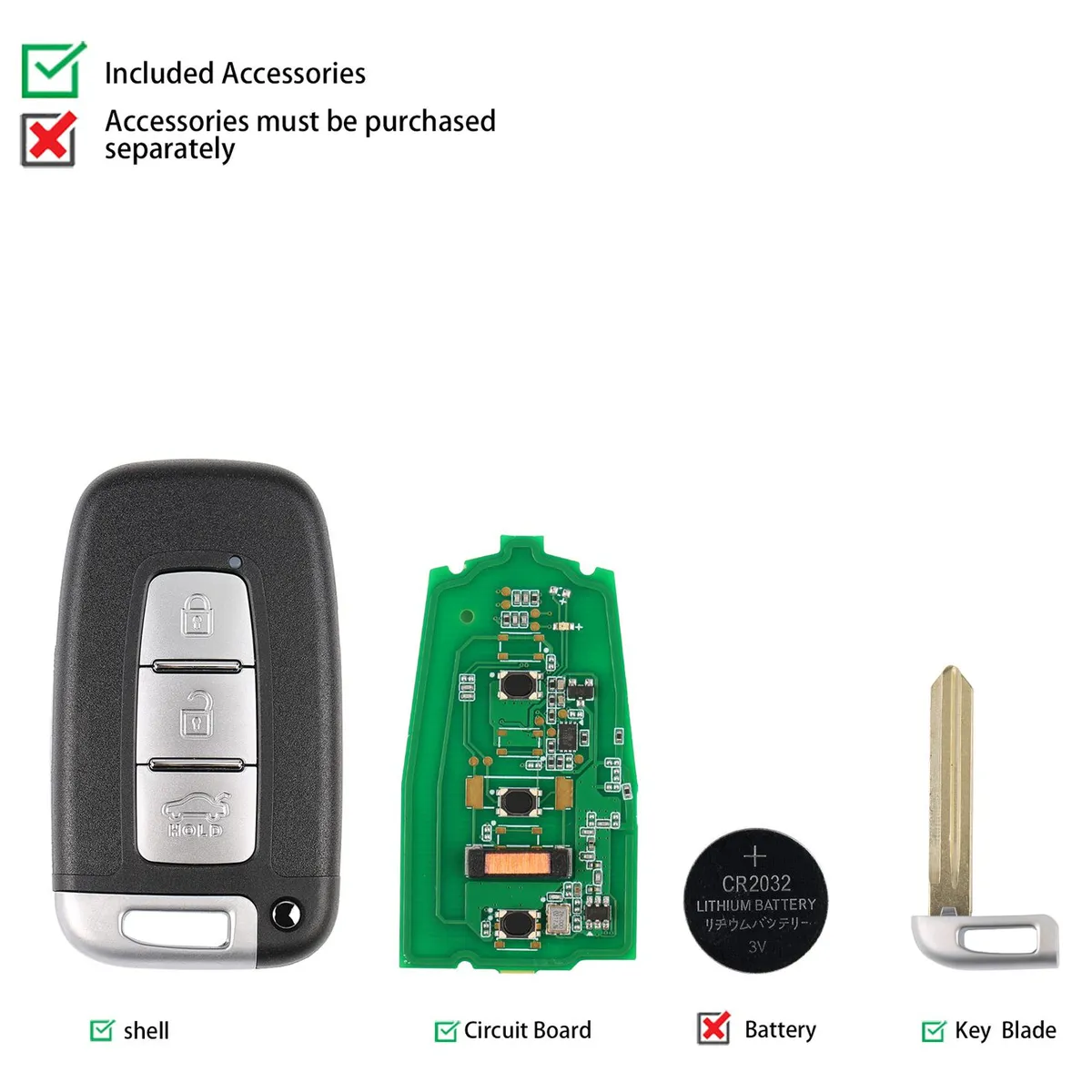 AUTEL IKEYHY003AL Hyundai 3 Buttons Universal Smart Key - Image 5
