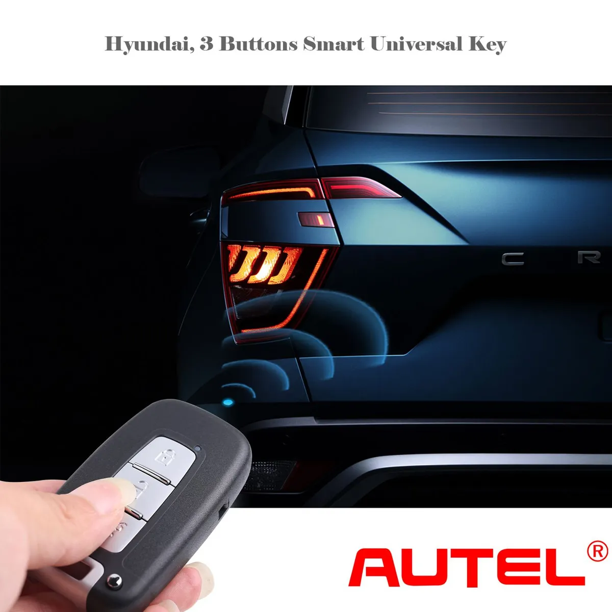 AUTEL IKEYHY003AL Hyundai 3 Buttons Universal Smart Key - Image 6