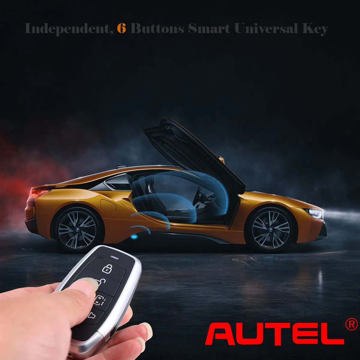 AUTEL IKEYAT006BL 6 Buttons Independent Universal Smart Key 5pcs/lot - Image 6
