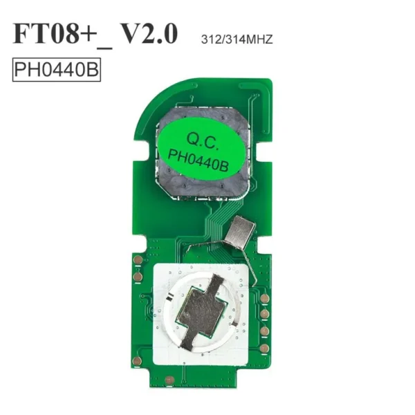 Lonsdor FT08 PH0440B Update Verson of FT08-H0440C 312/314Mhz Toyota Smart Key PCB Frequency Switchable - Image 3