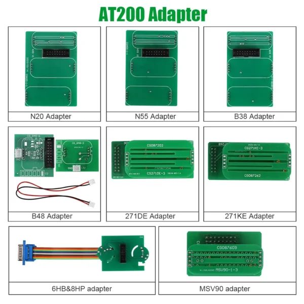 CG FC200 AT200 Adapters Set No Need Disassembly Including 6HP & 8HP / MSV90 / N55 / N20 / B48/ B58/ B38/ 271KE/ 271DE Adapter - Image 2