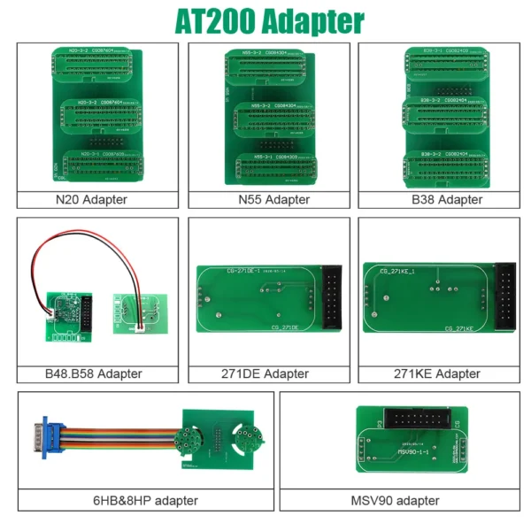 CG FC200 AT200 Adapters Set No Need Disassembly Including 6HP & 8HP / MSV90 / N55 / N20 / B48/ B58/ B38/ 271KE/ 271DE Adapter - Image 3