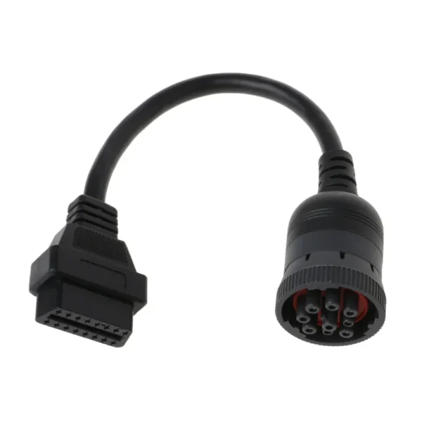 Deutsch J1939 9pin to 16pin Truck Cable J1939 9pin to OBDII/OBD2 16 PIN Female Diagnosctic Tool Connector