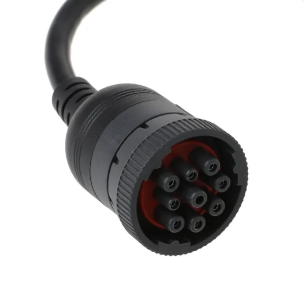 Deutsch J1939 9pin to 16pin Truck Cable J1939 9pin to OBDII/OBD2 16 PIN Female Diagnosctic Tool Connector - Image 4