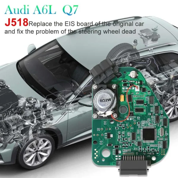 AUDI C6 Q7 A6 Steer Column Module J518 ELV Module Emulator with VVDI Dedicated programming cable - Image 7