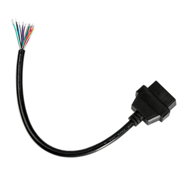 OBD2 16pin Female Connector to Open OBD Cable - Image 2