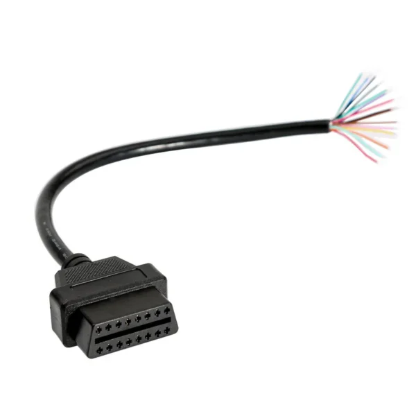 OBD2 16pin Female Connector to Open OBD Cable - Image 3