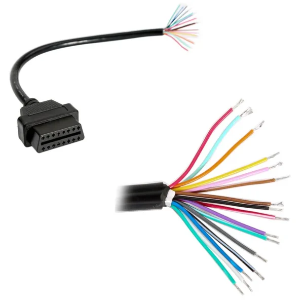 OBD2 16pin Female Connector to Open OBD Cable - Image 4