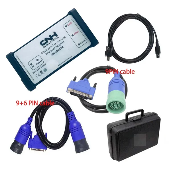 New Holland Electronic Service Tools (CNH EST 8.6/ 9.7/9.8 engineering Level) + Diagnostic Procedures + White CNH DPA5 kit diagnostic tool - Image 2
