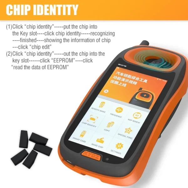 KYDZ Smart Car Remote Key Programmer Chip Generation Identification Copy Smart Card Frequency Test Support Motorcycle - Image 7
