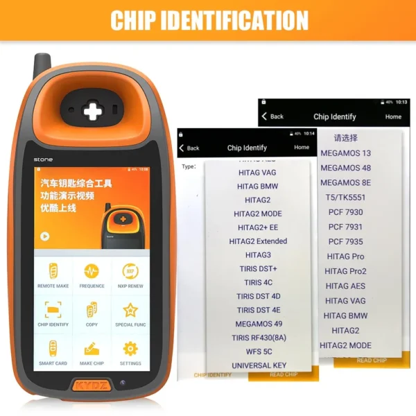 KYDZ Smart Car Remote Key Programmer Chip Generation Identification Copy Smart Card Frequency Test Support Motorcycle - Image 9