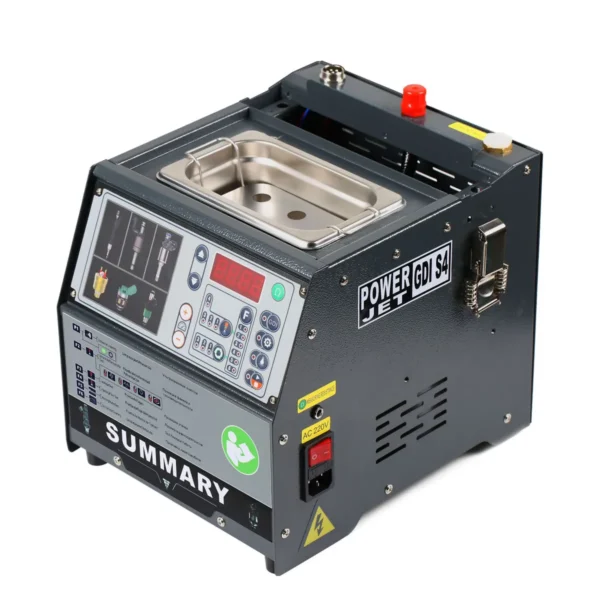 SUMMARY POWERJET GDI S4 Injector Cleaner & Tester Machine Kit Support for 110V220V Petrol Vehicles Motorcycle 4-Cylinder - Image 6