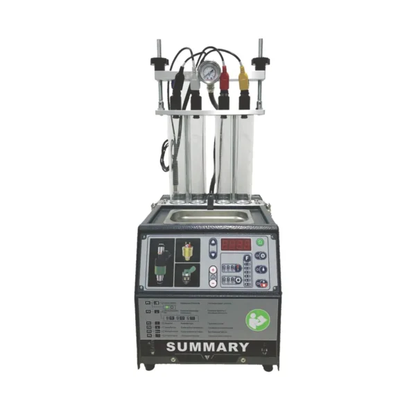 SUMMARY POWERJET PRO 240 Injector Cleaner & Tester Machine Kit Support for 110V220V Petrol Vehicles Motorcycle 4-Cylinder