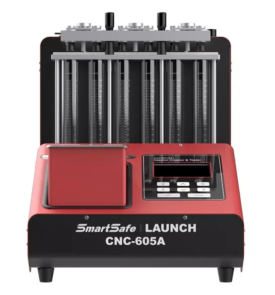 Launch CNC605A Ultrasonic GDI Injector Machine 4/6 Cylinder Fuel Injector Tester 220V/110V
