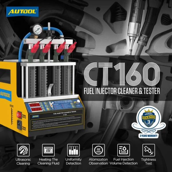 AUTOOL CT160 Fuel injector diagnostic cleaning Cleaner - Image 5