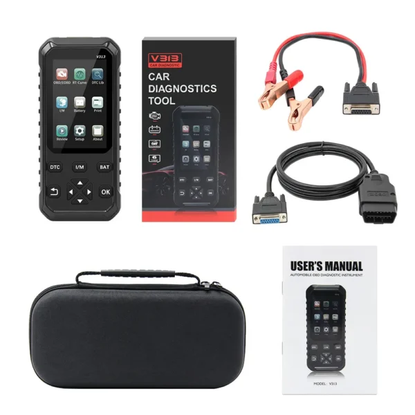 V313 Code Reader Scan for 12V Car Battery Tester 2in1 OBD OBD2 Car Diagnostic Auto Tool ODB2 Car OBD Code Reader Tool - Image 8