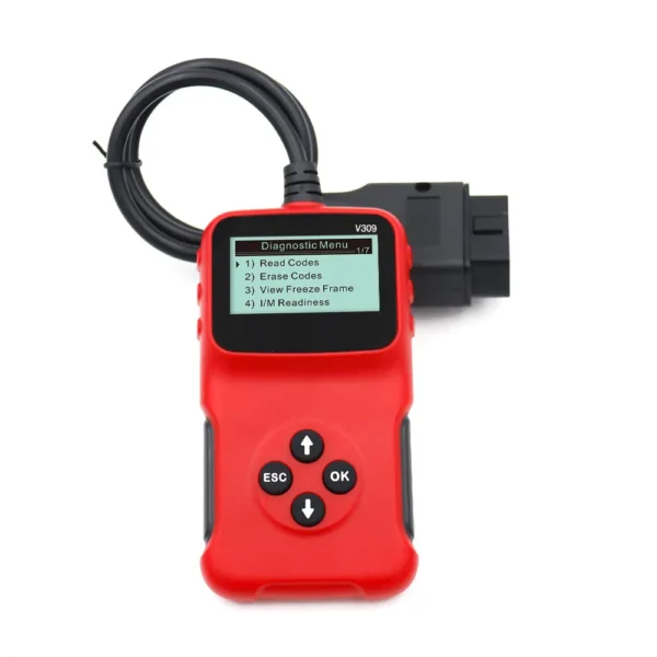 V309 OBD2 OBDII Auto Car Diagnostic Scanner Handheld Car Diagnostic Repair Tool Automotive Erase/Reset Fault Codes Reader - Image 3