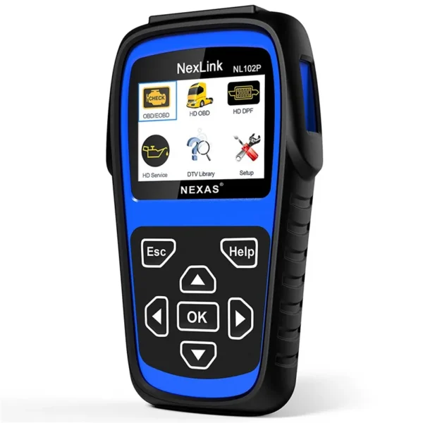 NexLink NL102P OBD2 Auto Scanner Car Diesel Truck DPF Regenerate Oil Reset For Diesel 2 in 1 Heavy Duty Trucks ODB OBD 2 Diagnostic Tool - Image 2