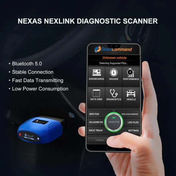 NEXAS NexLink Bluetooth 5.0 OBD 2 Scanner EOBD Diagnostic Tool Engine Code Reader Car Scan Tool for iOS Android Windows - Image 8