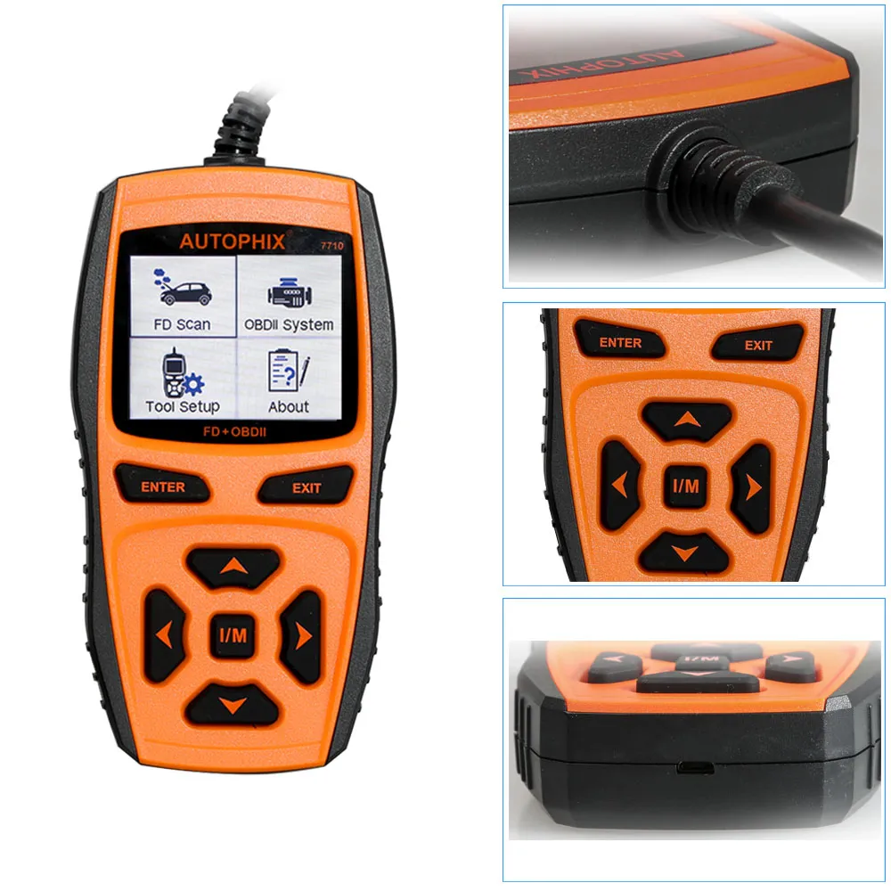 Autophix 7710 for Ford EPB DPF ABS SRS Oil FD+OBDII Multi Scan Tool - Image 5