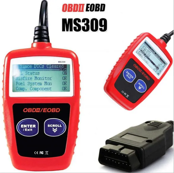 MS309 OBD2 OBDII EOBD CAN SCANNER Car Fault Diagnosis Tool - Image 2