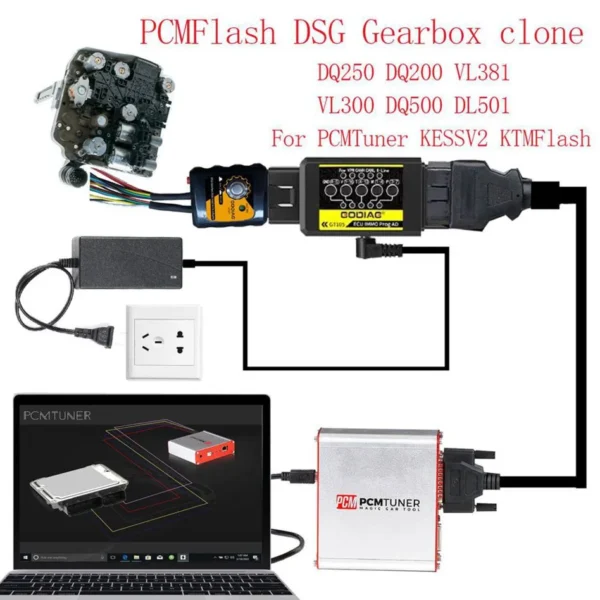 GODIAG GT105 ECU IMMO Kit Plus GT107 DSG Gearbox Data Read/Write Adapter for DQ250, DQ200, VL381, VL300, DQ500, DL501 - Image 17